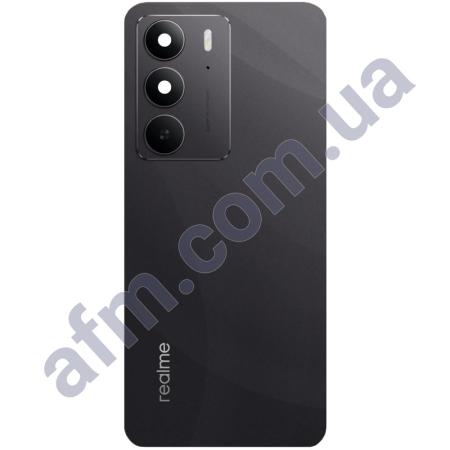 Задняя крышка Realme C75 чёрная + стекло камеры