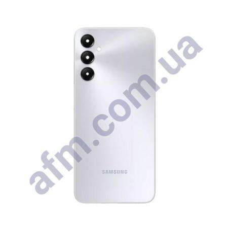 Задняя крышка Samsung A057 Galaxy A05s серебряная + стекло камеры