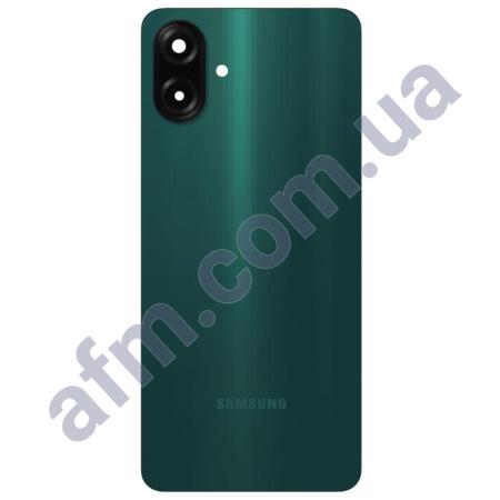 Задняя крышка Samsung A075 Galaxy A07 4G зелёная + стекло камеры