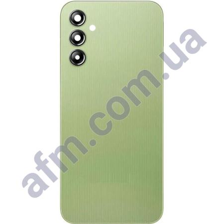 Задняя крышка Samsung A145 Galaxy A14 зелёная Lime + стекло камеры