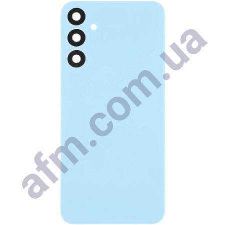 Задняя крышка Samsung A155 Galaxy A15/ A156 голубая + стекло камеры