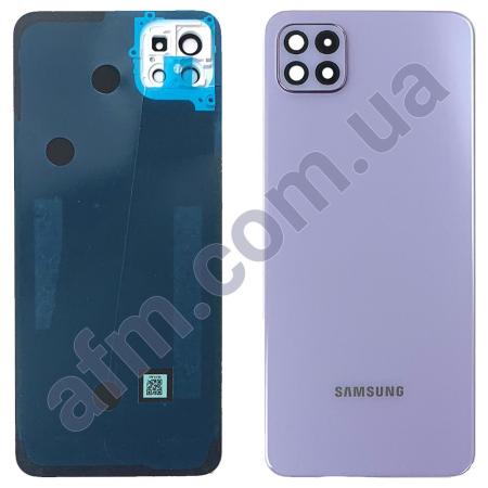 Задняя крышка Samsung A226 Galaxy A22 5G фиолетовая + стекло камеры