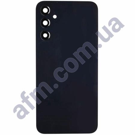 Задняя крышка Samsung A245 Galaxy A24 чёрная + стекло камеры