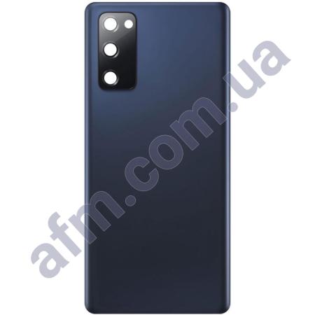Задня кришка Samsung G780 Galaxy S20 FE синя Cloud Navy + Скло камери