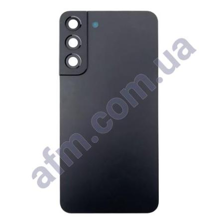 Задняя крышка Samsung S906 Galaxy S22 Plus 5G чёрная Phantom Black + стекло камеры