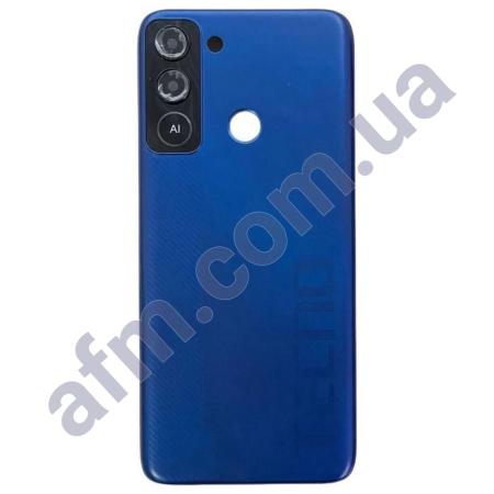 Задняя крышка Tecno POP 5 LTE (BD4i) синяя Deepsea Luster + стекло камеры