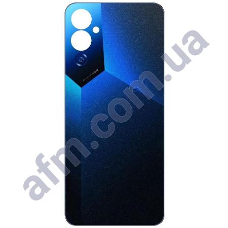 Задняя крышка Tecno Pova 4 (LG7n) синяя Cryolite Blue