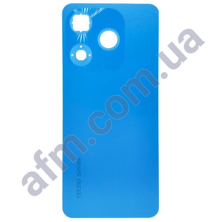 Задняя крышка Tecno Spark 10 (KI5q) синяя
