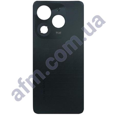 Задняя крышка Tecno Spark 20C чёрная Gravity Black