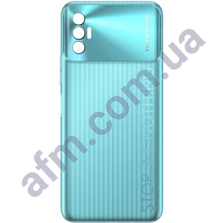 Задняя крышка Tecno Spark 8P зелёная Turquoise Cyan