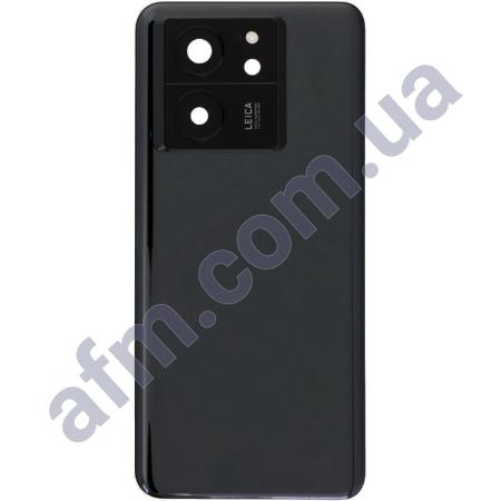 Задняя крышка Xiaomi 13T/ 13T Pro чёрная + стекло камеры