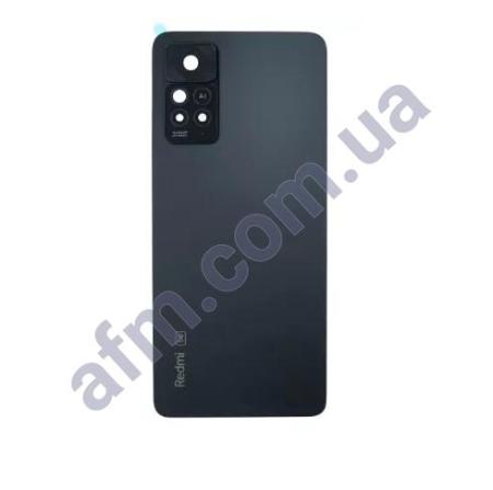 Задняя крышка Xiaomi Redmi Note 11 Pro 5G Mysterious Black чёрная + стекло камеры