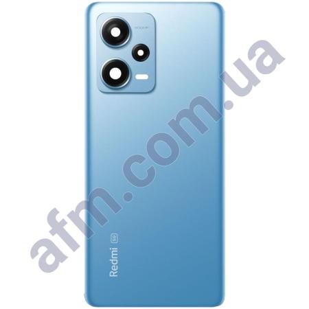 Задня кришка Xiaomi Redmi Note 12 Pro Plus синя + Скло камери