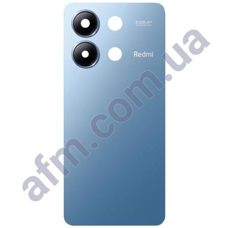 Задня кришка Xiaomi Redmi Note 13 4G синя + Скло камери