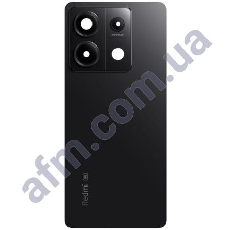 Задня кришка Xiaomi Redmi Note 13 Pro 5G чорна Midnight Black + Скло камери