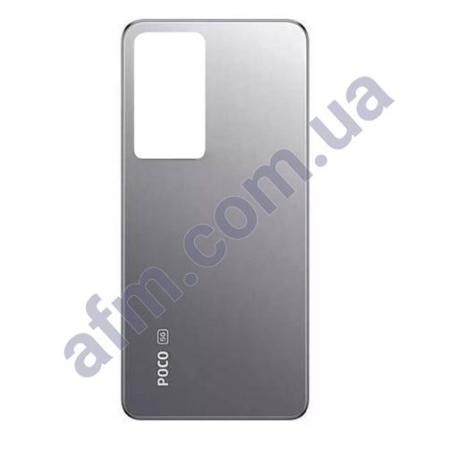 Задняя крышка Xiaomi Poco F4/ Redmi K40S серебряная Moonlight Silver!