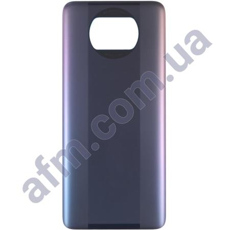 Задняя крышка Xiaomi Poco X3 Pro чёрная Phantom Black