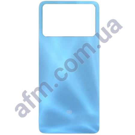 Задняя крышка Xiaomi Poco X4 Pro/ Poco X4 Pro 5G синяя Laser Blue