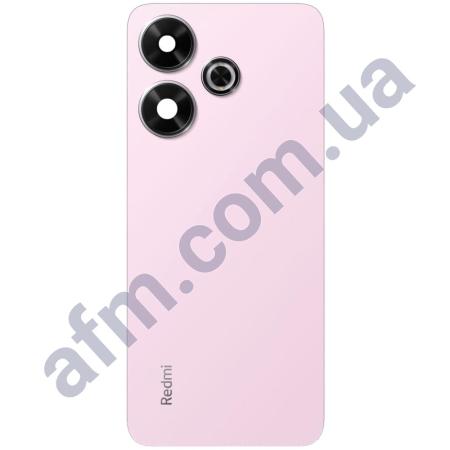 Задняя крышка Xiaomi Redmi 13 розовая + стекло камеры