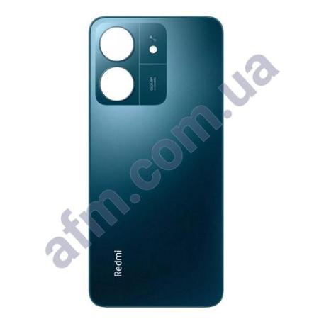 Задняя крышка Xiaomi Redmi 13C/ Poco C65 синяя + стекло камеры