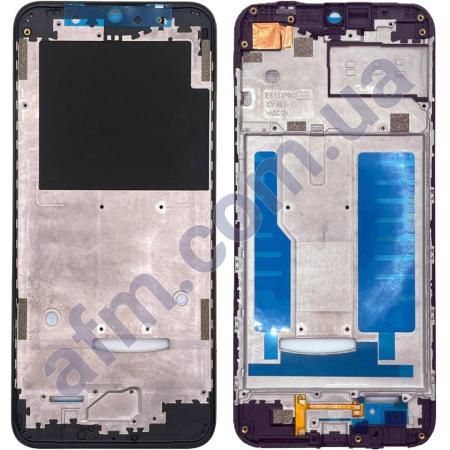 Рамка крепления дисплея ZTE Blade A73 4G/ V50 Design 4G чёрная