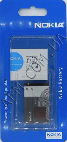 АКБ оригинал Nokia BL-5C 1100/ 1101/ 1110/ 1112/ 1600/ 2300/ 2310/ 2600/ 2610/ 3100/ 3110