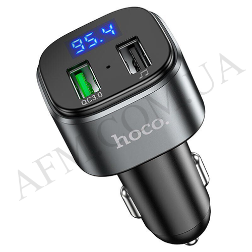 FM модулятор Hoco E67 QC3.0 чорний