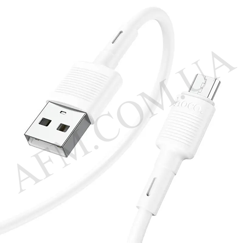 USB кабель Hoco X83 Micro USB (1000mm) білий