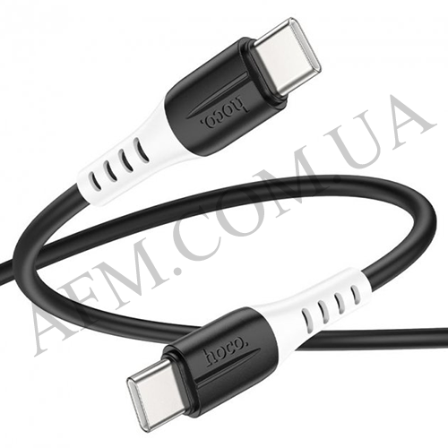 USB кабель Hoco X82 Type-C to Type-C 60W (1000mm) чорний