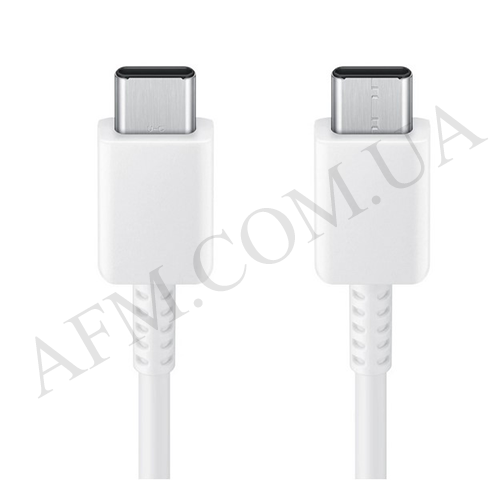 USB кабель Samsung Type-C to Type-C (3A) білий