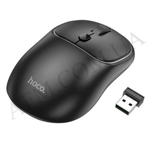 Мишка для комп 'ютера бездротова Hoco GM25 чорна