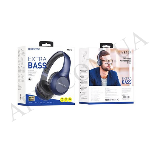 Навушники (HandsFree) Bluetooth Borofone BO12 сині