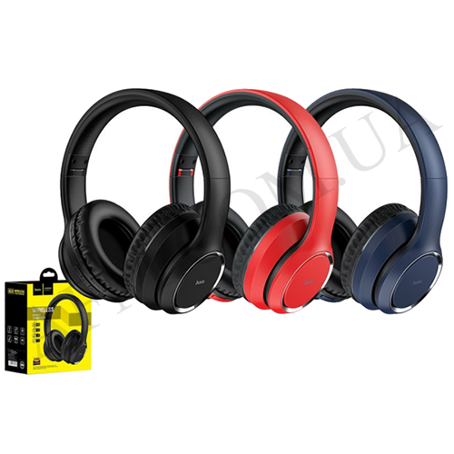 Навушники (HandsFree) Bluetooth Hoco W28 червоні