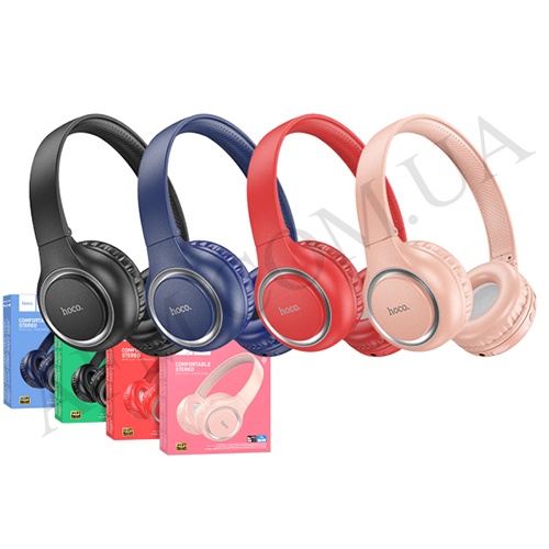Навушники (HandsFree) Bluetooth Hoco W41 червоні