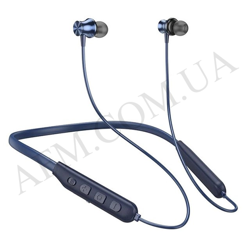 Навушники (HandsFree) Bluetooth Hoco ES64 темно - сині