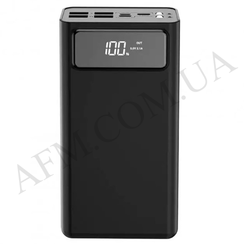 Внешний аккумулятор (Power Bank) XO PR123 (30000 mAh) чёрный