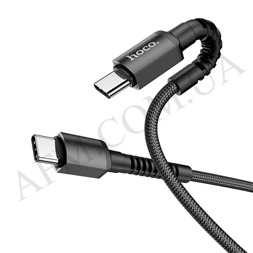 USB кабель Hoco X71 Type-C to Type-C PD 60W/ 3A чорний