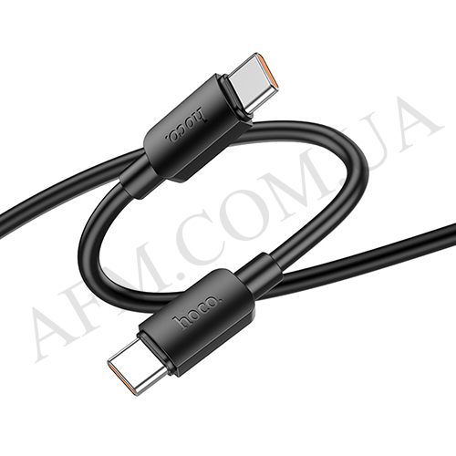 USB кабель Hoco X96 Type-C to Type-C PD 100W чорний