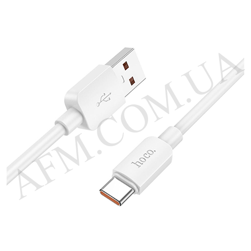 USB кабель Hoco X96 Type-C PD 100W белый