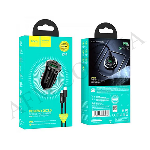 АЗУ блок Hoco Z44 PD20W+QC3.0 чёрный