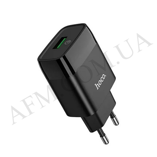 СЗУ блок Hoco C72Q QC3.0 (1USB/ 3A) чёрный