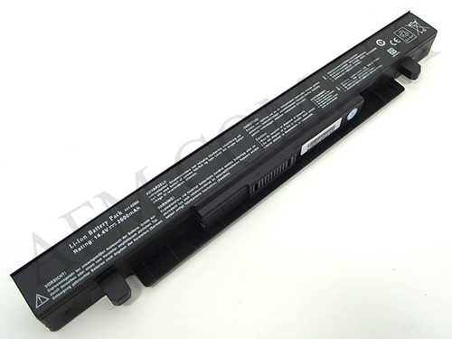 АКБ для ноутбука ASUS A41-X550A X550/ X450/ X450V/ X450 VB (14.8V/ 2600mAh/ 4ячейки/ чорний) ААА