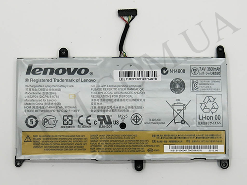 + АКБ для ноутбука LENOVO L11M2P01 IdeaPad S200/ S206 (7.4V/ 3740mAh) ААА