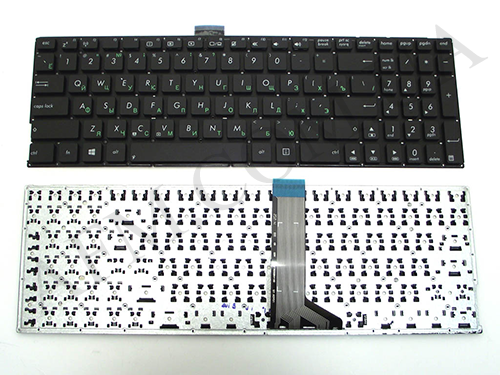 Клавіатура + КлавіатурнаПлата Asus K555/ X553/ X553MA/ X555/ K555LA/ K555LP чорна + російська