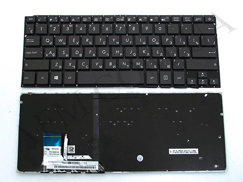 +Клавиатура+КлавиатурнаяПлата Asus UX303/ UX303L/ UX303LA чёрная+русский+подсветка оригинал