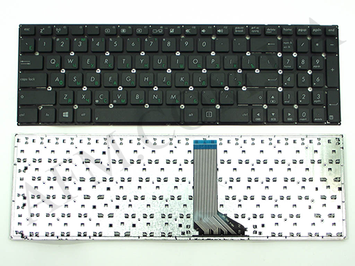 Клавіатура + КлавіатурнаПлата Asus X551/ X551C/ X551M/ X551MA/ X551MAV короткий шлейф чорна + російська