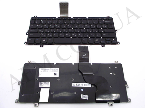 + Клавіатура + КлавіатурнаПлата DELL XPS 10/ 10Z/ XPS10 Tablet PC чорна + російська оригінал