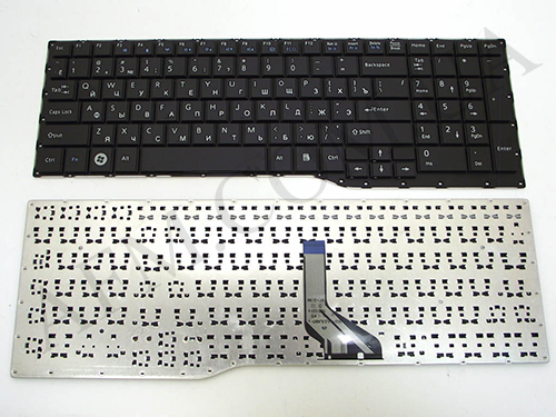 +Клавиатура+КлавиатурнаяПлата Fujitsu Lifebook E753 чёрная+русский+рамкаясерая+подсветк оригинал