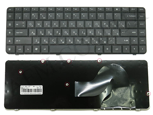 +Клавиатура+КлавиатурнаяПлата HP Compaq CQ62/ G62/ CQ56/ G56 чёрная+русский