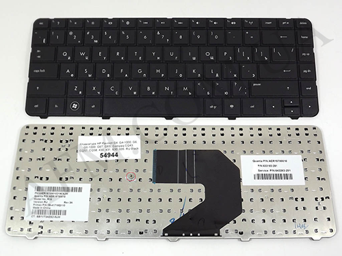 + Клавіатура + КлавіатурнаПлата HP G6-1000/ G4-1000/ G6T/ G6S/ Compaq CQ43 чорна + російська OEM